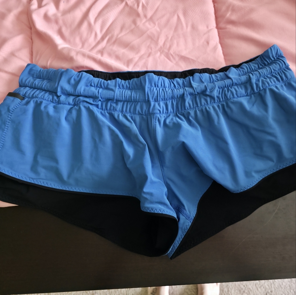 lululemon Reversable Surf Shorts (Swim) Blue and Black